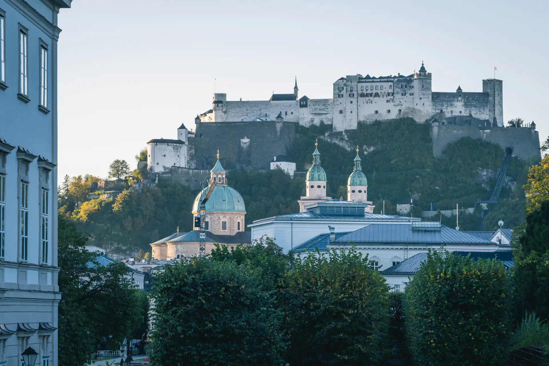 Hohensalzburg Fortress above the old town