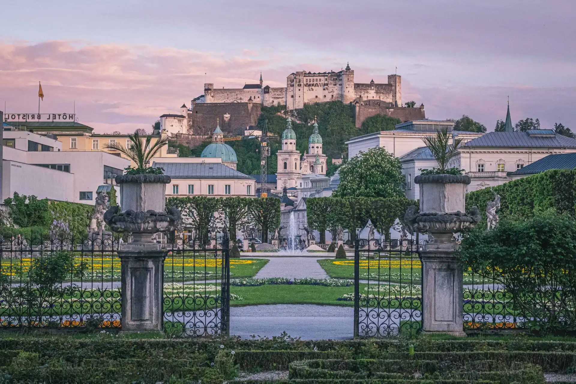 The fortress at sunset
