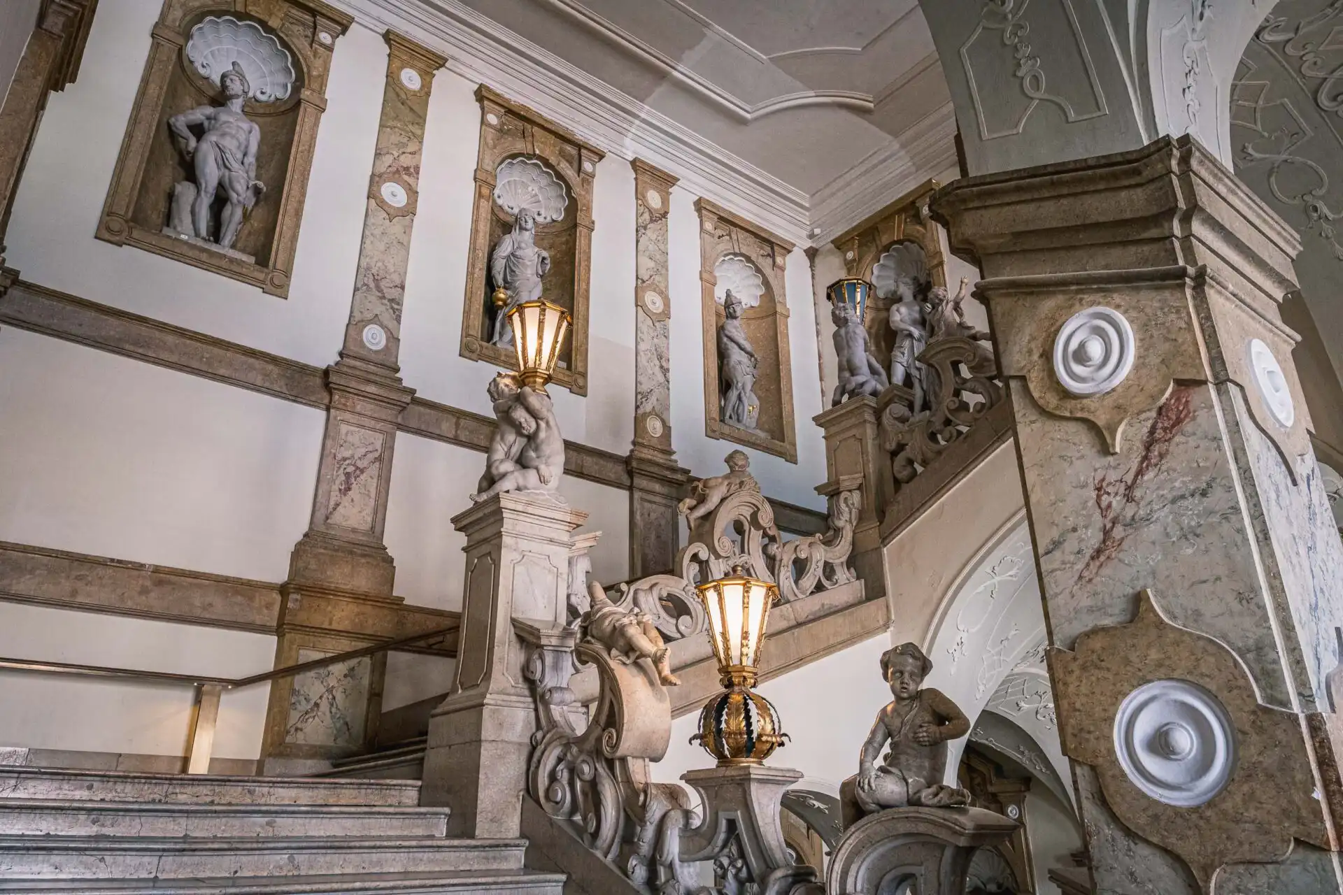 The angel staircase in Mirabell Palace