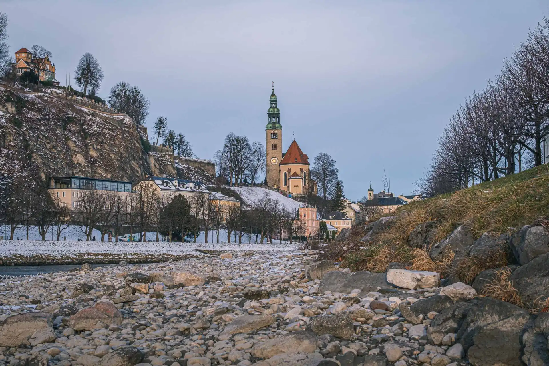 mulln church salzach riverbed 01