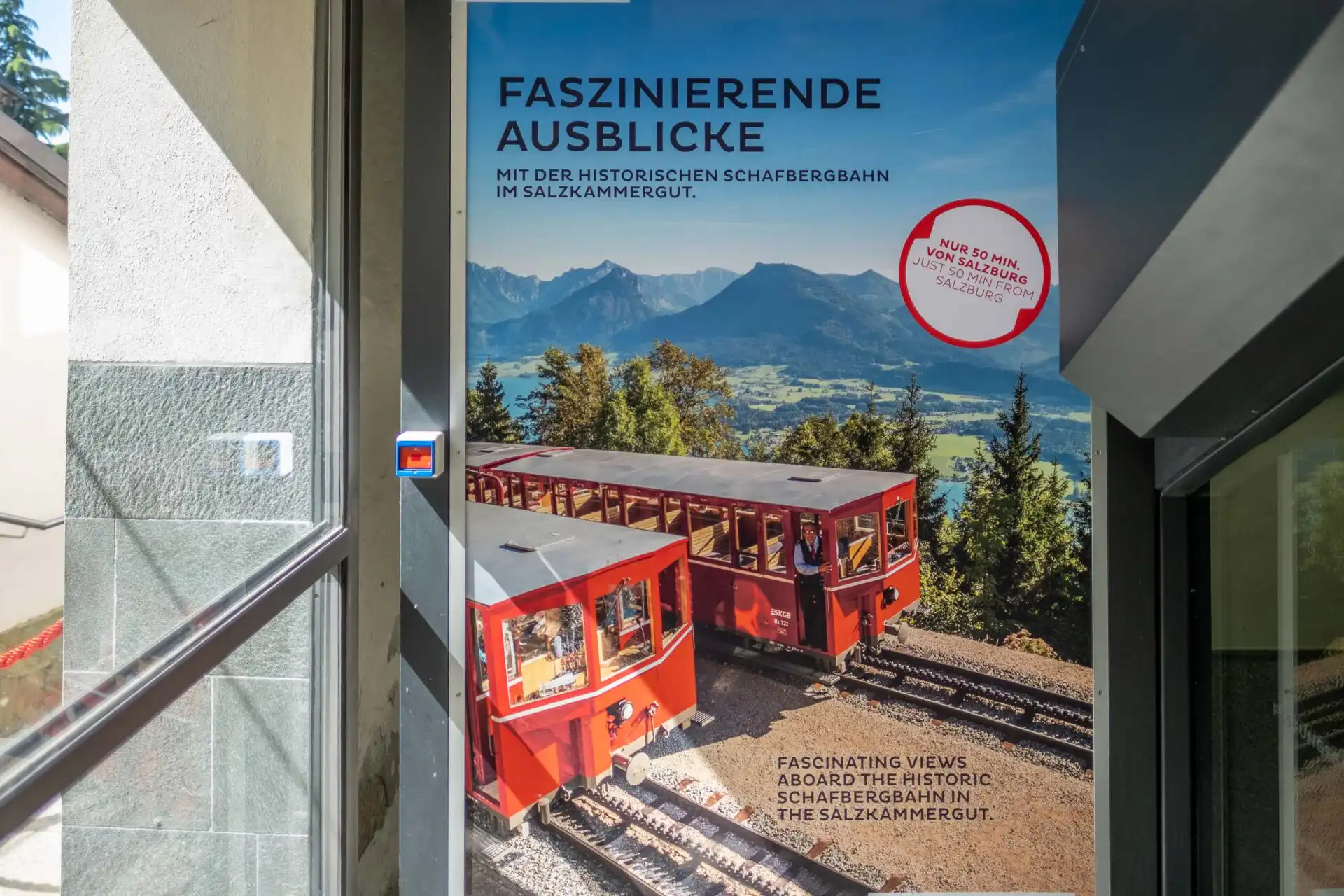 schafbergbahn promotional poster 01