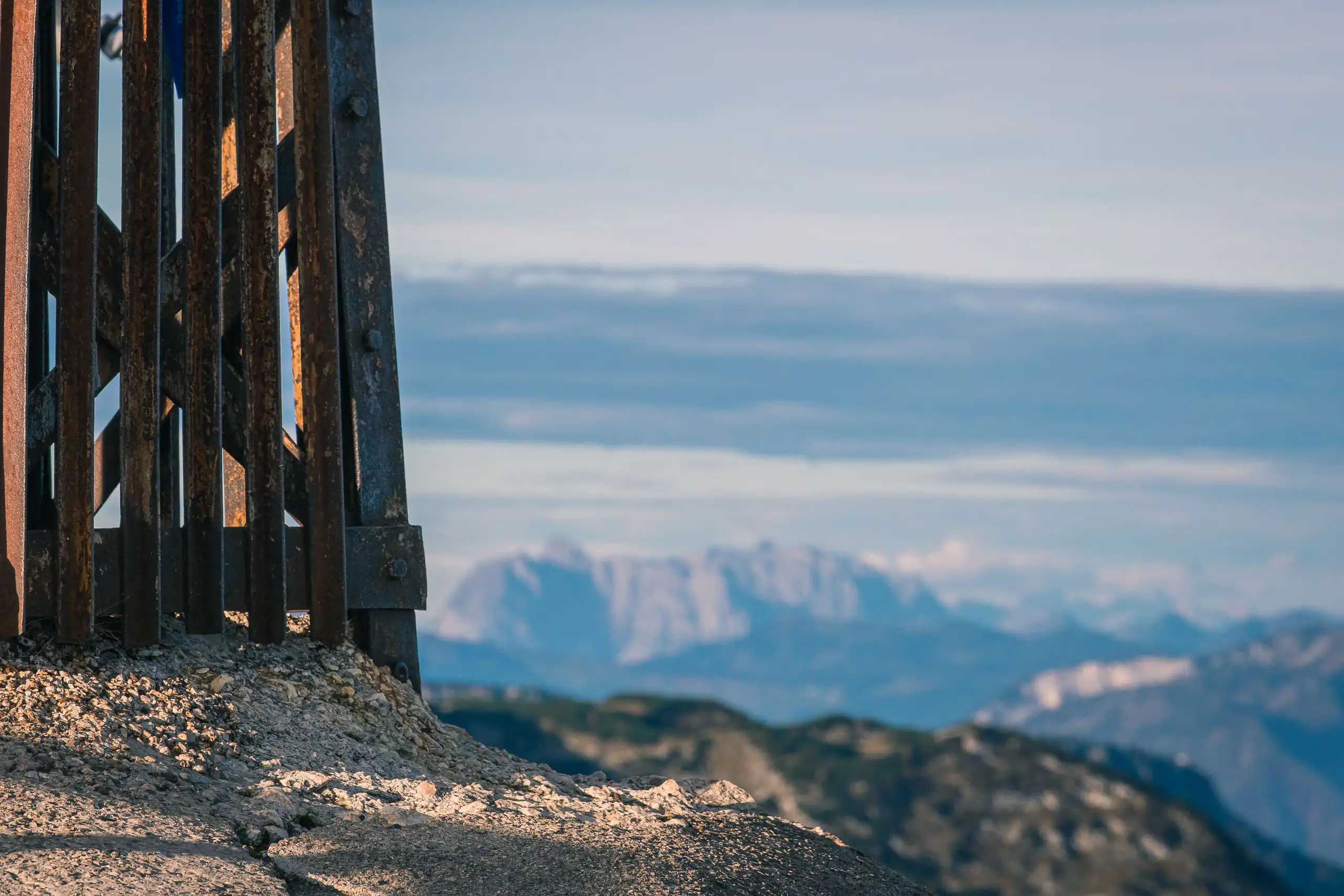 The Dachstein range above the Salzkammergut lake district
